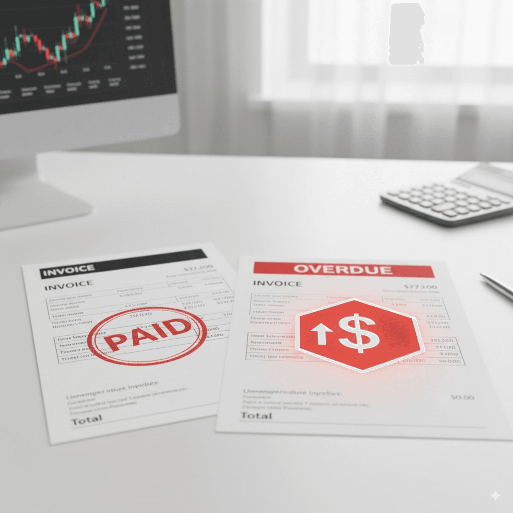 Ícone de fatura vencida