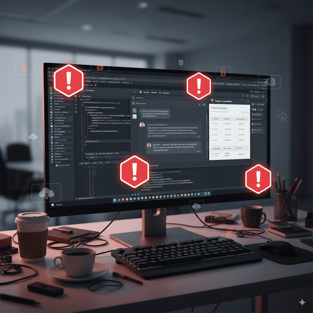 Ícone de segredo vazando